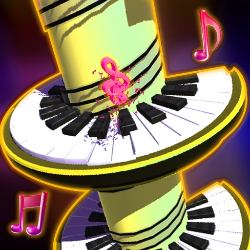 ball jump piano tile