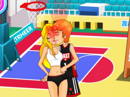 basketball kissing