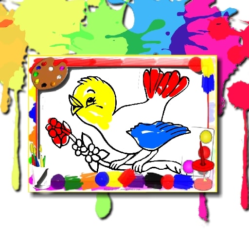 birds coloring book