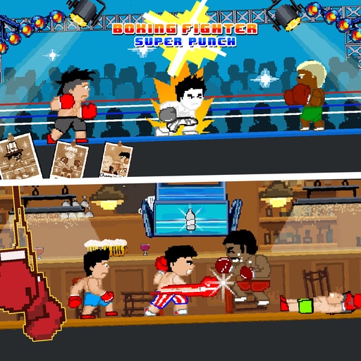 boxing fighter super punch