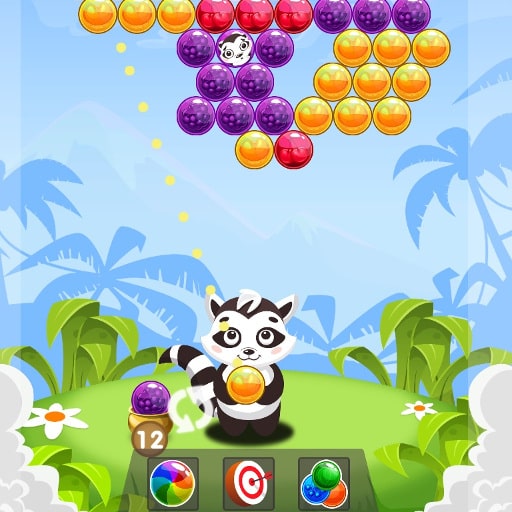 bubble shooter raccoon