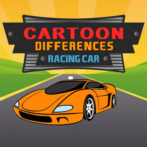 cartoon racing car differences