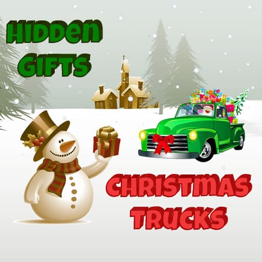 christmas trucks hidden gifts