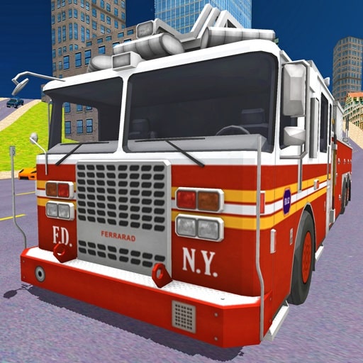 city fire truck rescue