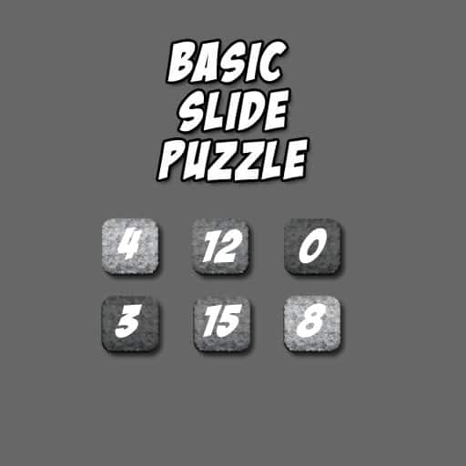 classic slide puzzle