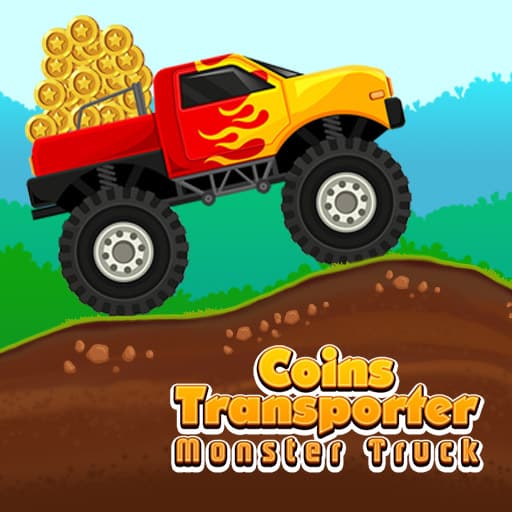 coins transporter monster truck