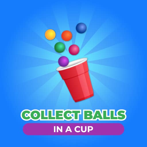 collect balls in a cup