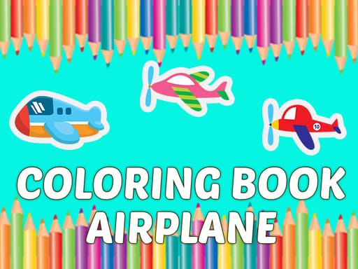 coloring book airplane kids education