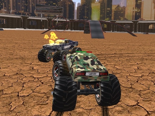 demolition monster truck army 2020