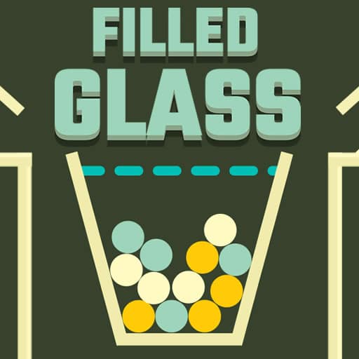 filled glass