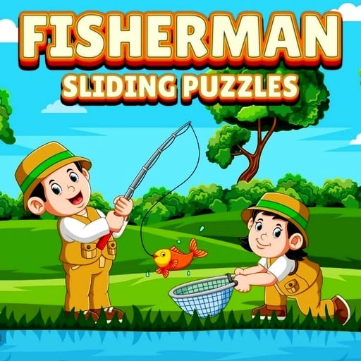 fisherman sliding puzzles