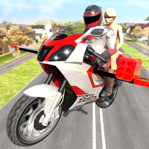 flying motorbike driving simulator