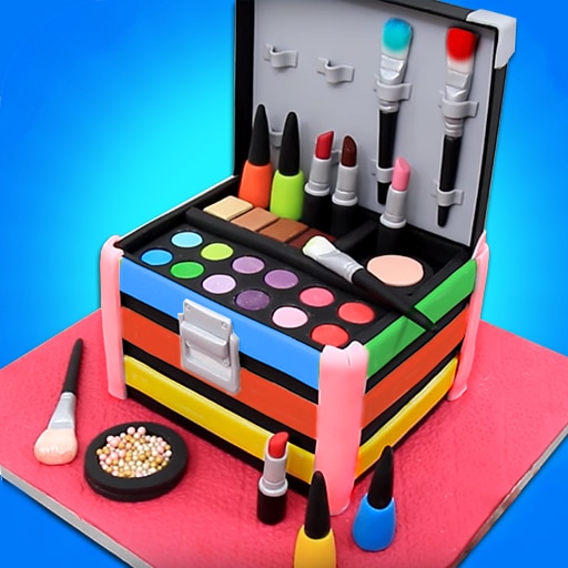 girl makeup kit comfy cakes pretty box bakery game