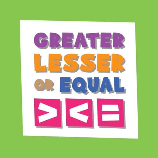 greater lesser or equal