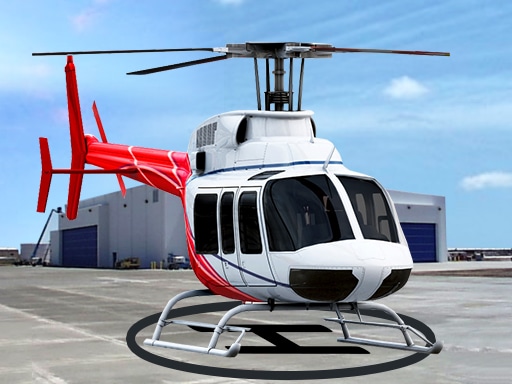 helicopter parking and racing simulator