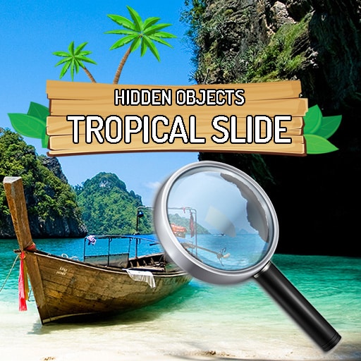 hidden objects tropical slide