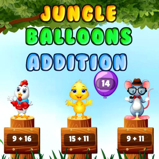 jungle balloons addition