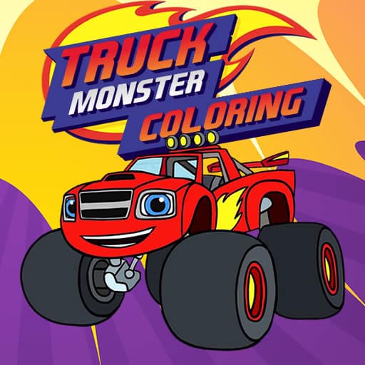 monster truck coloring