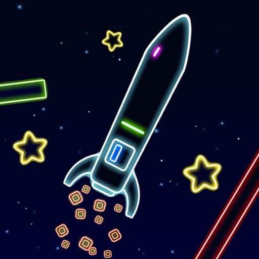 neon rocket