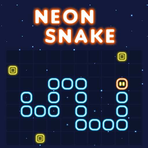 neon snake game