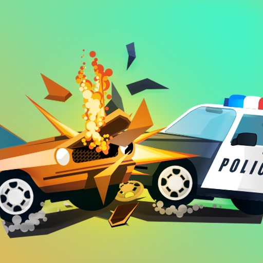 police car attack