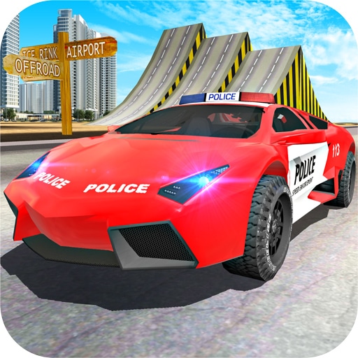 police car stunt driver