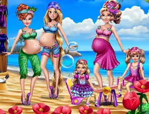 pregnant moms exotic holiday