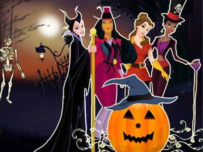 princesses halloween night