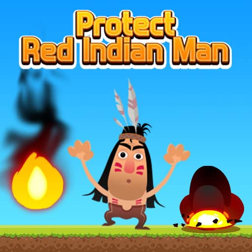 protect red indian man