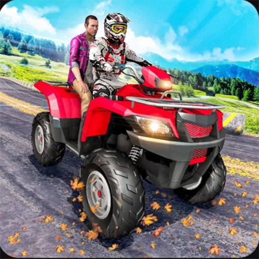 quad bike traffic racing mania