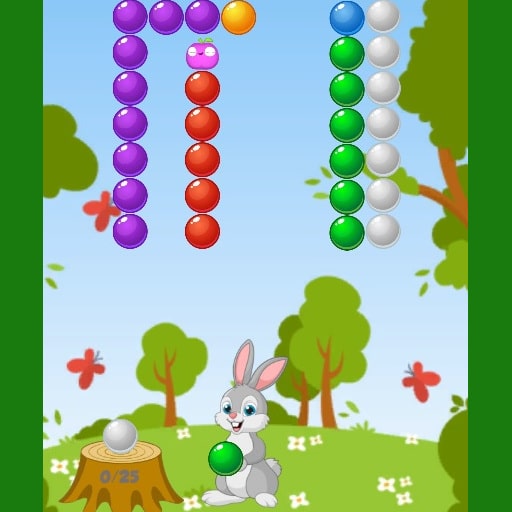 rabbit bubble shooter