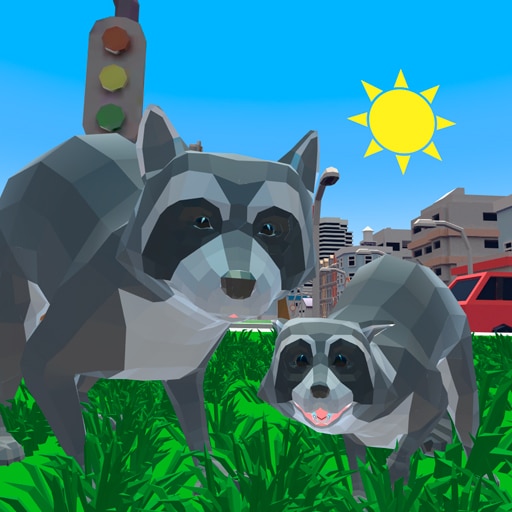 raccoon adventure city simulator 3d