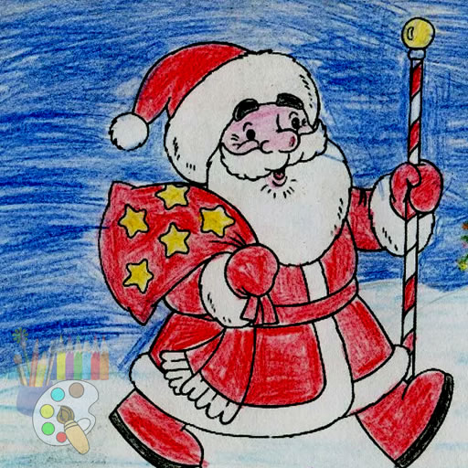 santa claus coloring