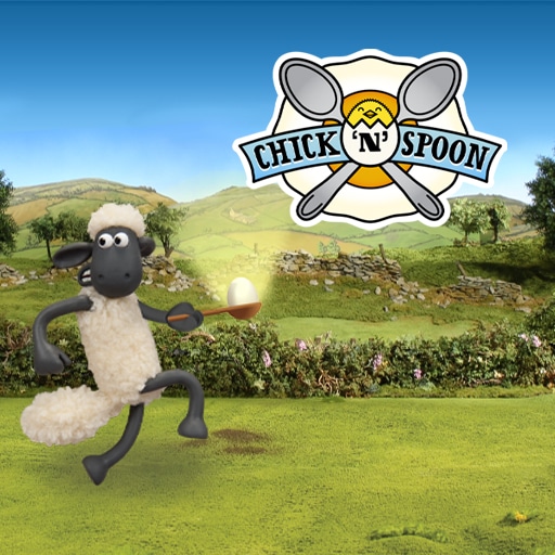 shaun the sheep chick n spoon