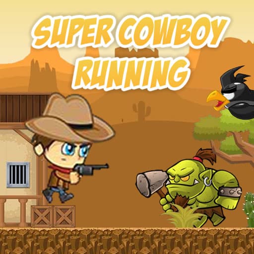 super cowboy running