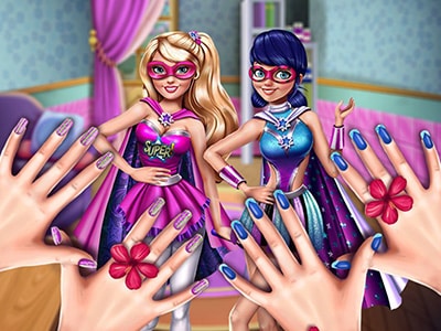 superhero princesses nails salon