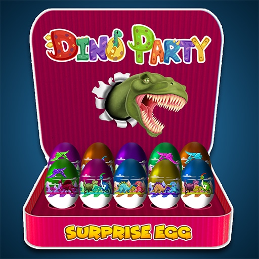 surprise egg dino party