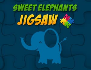 sweet elephants jigsaw
