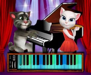 talking tom piano time