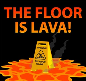 the floor is lava 1