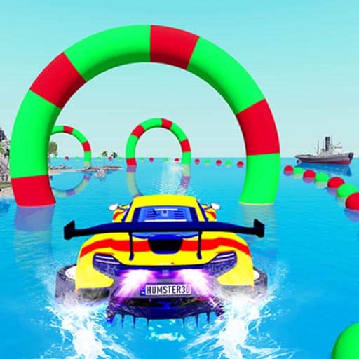 water car stunt racing