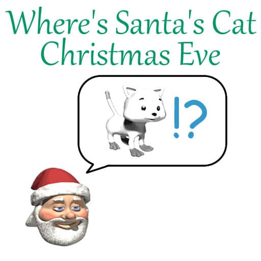 wheres santas cat christmas eve